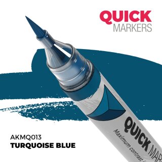 AK Interactive: TURQUOISE BLUE - QUICK MARKER