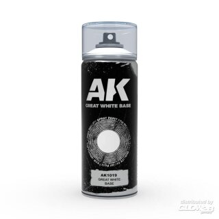 AK Interactive: Great White Base - Spray 150ml
