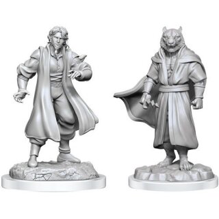 Critical Role Minis W03 Male Human Sorcerer Merchant & Tiger Demon MOQ2