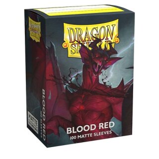 DS100 - Matte Sleeves - Blood Red