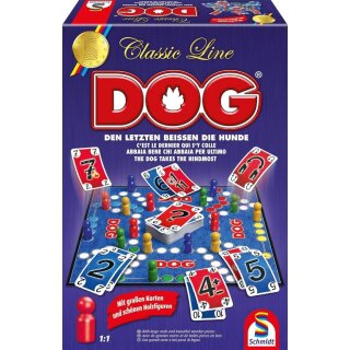 DOG (Classic Line) mit gr. Karten + Holzfiguren DE/EN/FR/IT