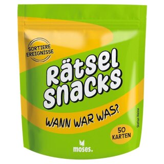 Rätsel Snacks - Wann War Was?