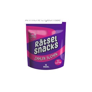 Rätsel Snacks - Zahlen Suchen