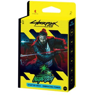 Cyberpunk TCG - WtNC - Beta Starter Deck - Embracing Power (EN)