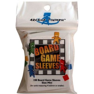 Board Game Sleeves - Clear -Standard (63x88mm)Grau